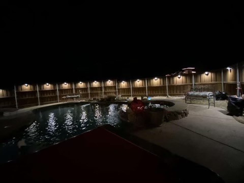 Luxury landscape lighting Highland Park Texas