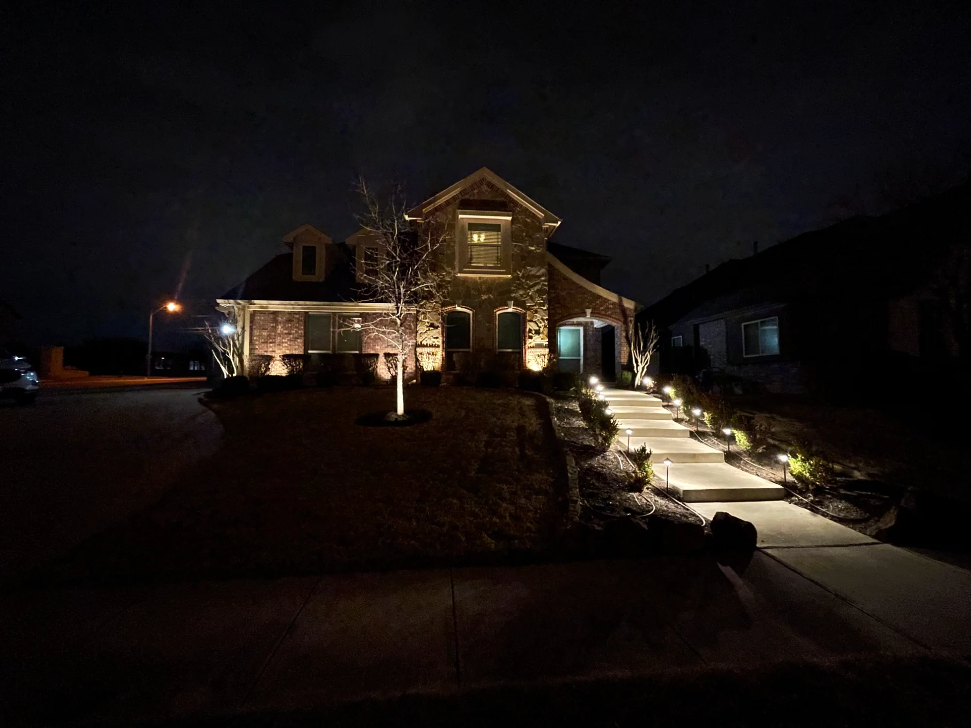Professional lighting installation Frisco TX